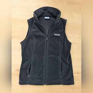 S Women's Columbia Charcoal Fleece Vest